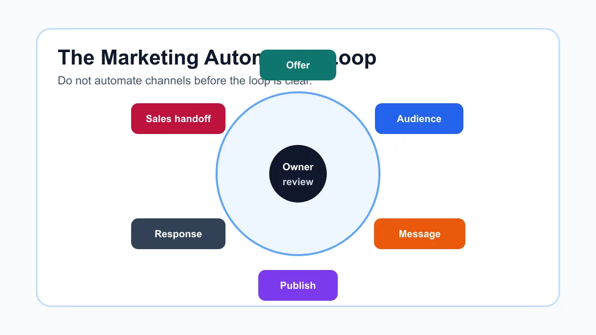 AI marketing automation loop for small business campaigns